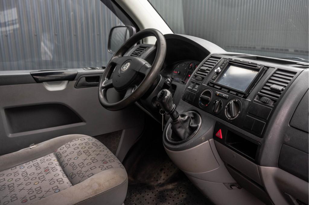 Volkswagen Transporter T5 2.5 TDI 340 L2H1 | 174 PK | Navi |, Auto's, Stof, Gebruikt, Zwart, Volkswagen
