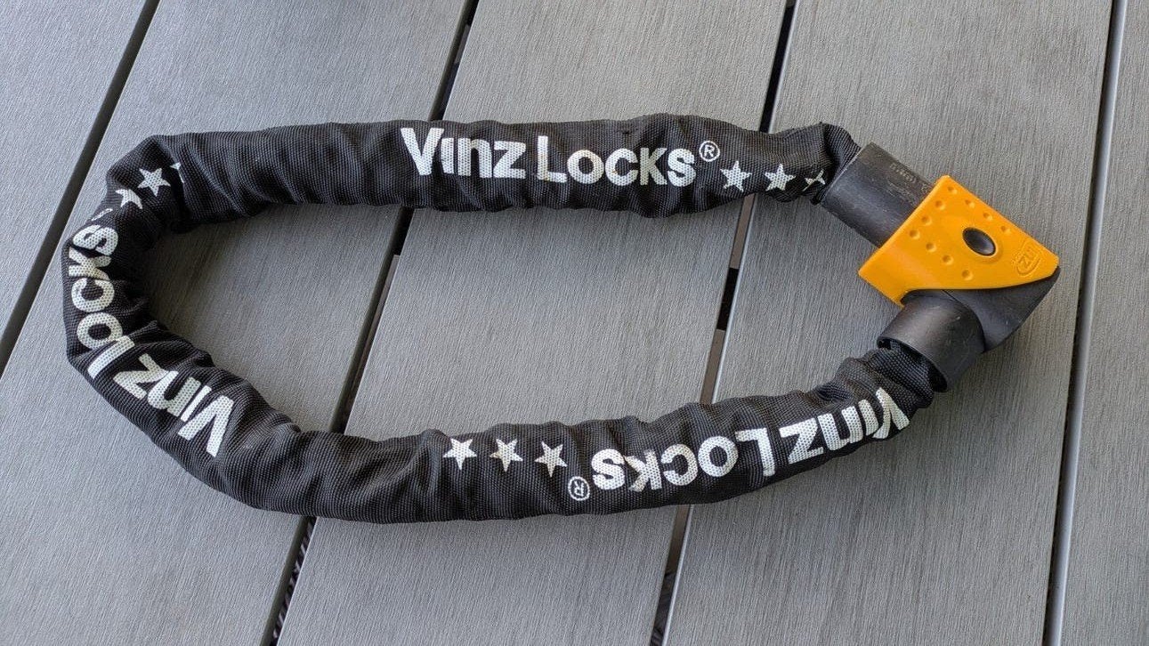 Vinz Locks Kettingslot 100cm (ART3), Ophalen, Zo goed als nieuw, Kettingslot