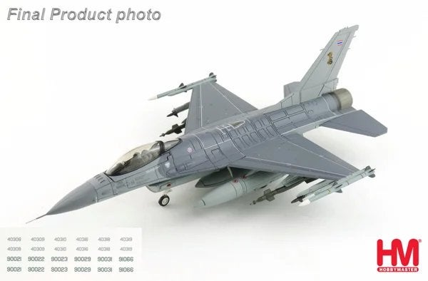 Hobby Master HA38075b General Dynamics F-16A Fighting Falcon, Ophalen, Schaalmodel, Nieuw, Pilot Station