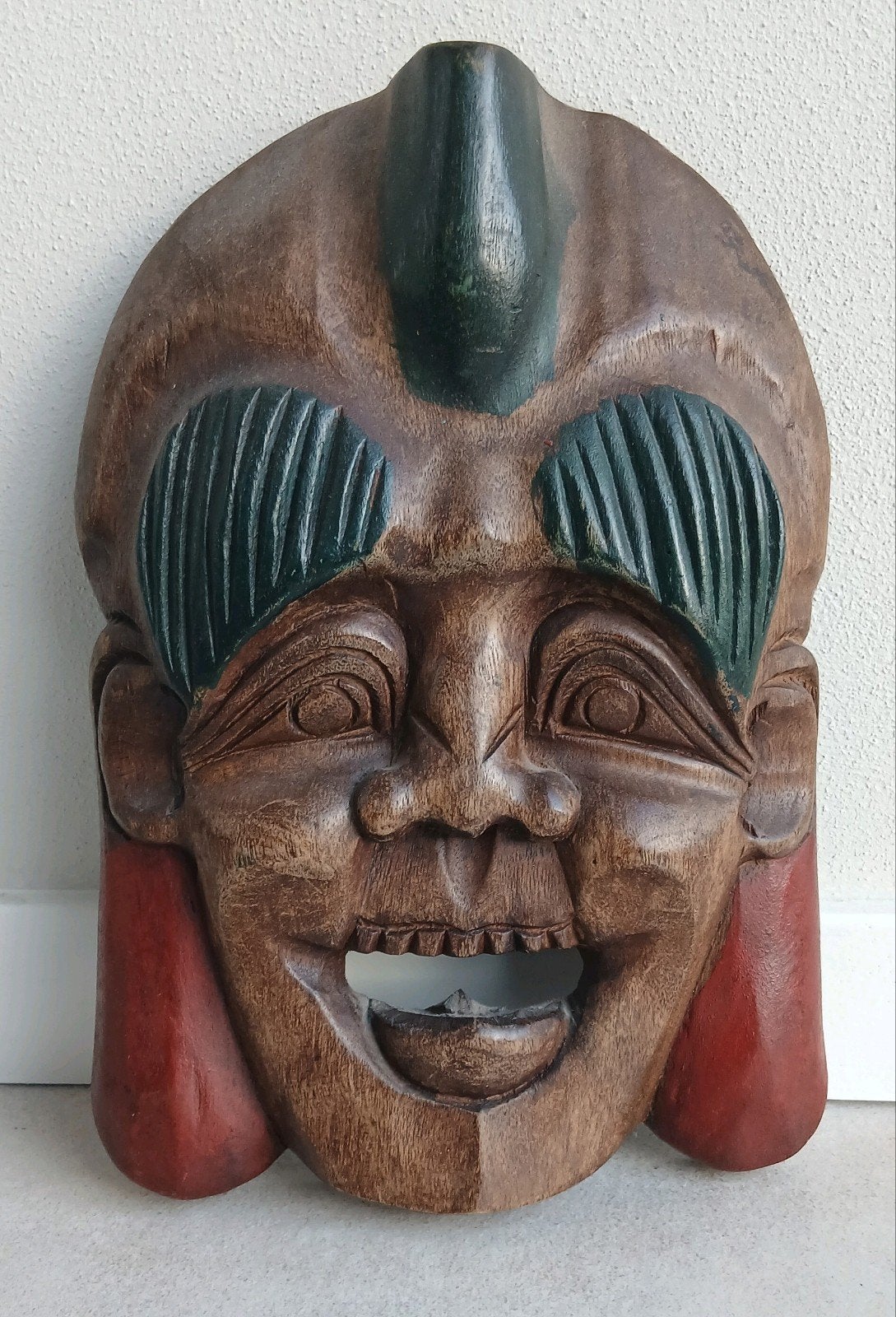 Masker houtsnijwerk, Ophalen of Verzenden