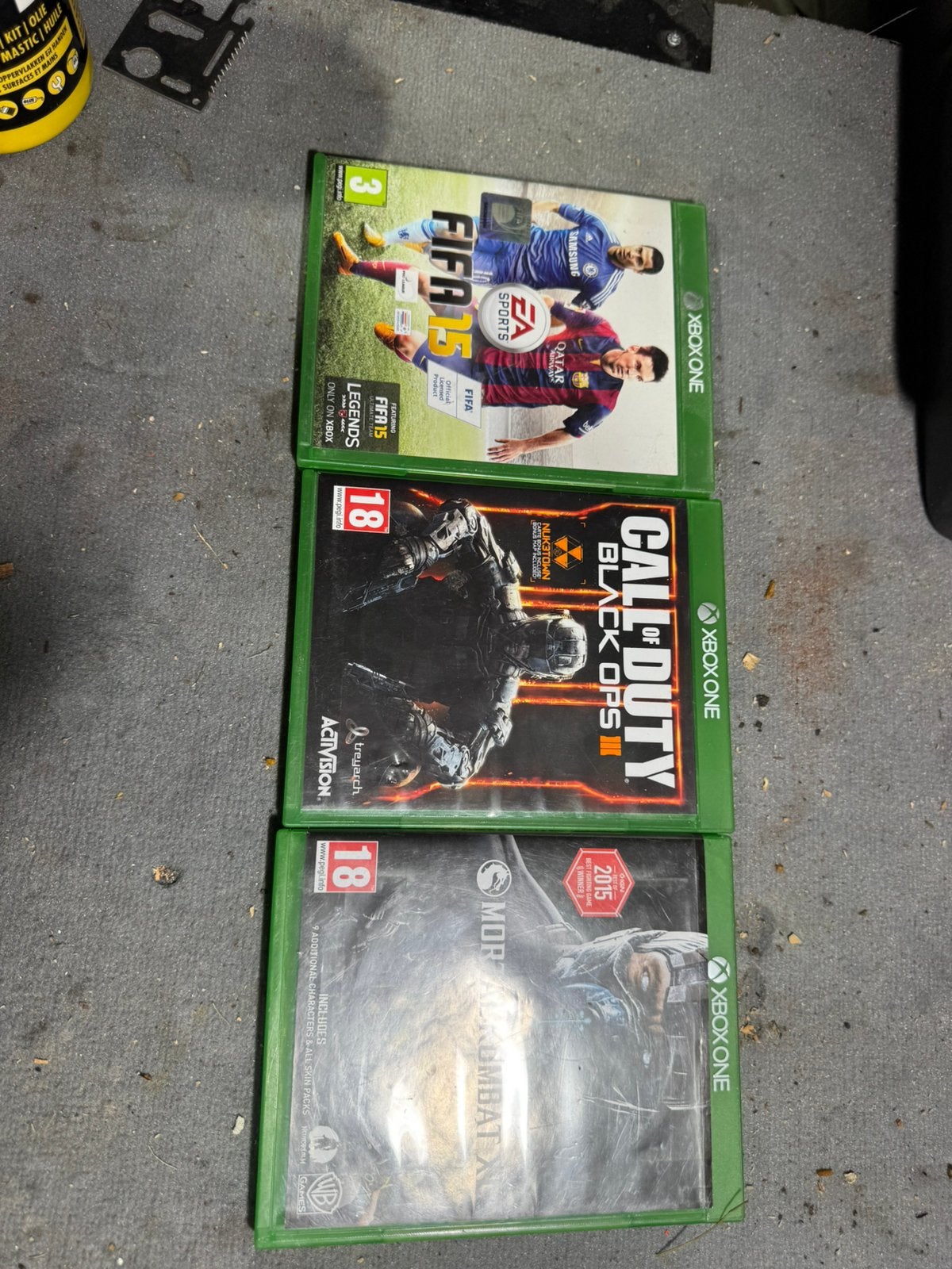 Call off duty bo3-mortal combat xl-fifa15 xbox one, Vanaf 18 jaar, Shooter, 1 speler, Ophalen of Verzenden