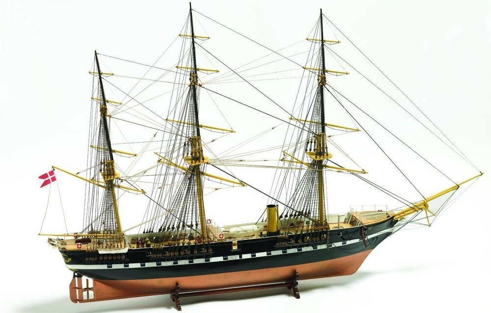 Billing boats 1:100 USS Constitution, Info@Model-engineering.nl, Verzenden, Nieuw, Perenmarkt 1, 1681PG Zwaagdijk-Oost