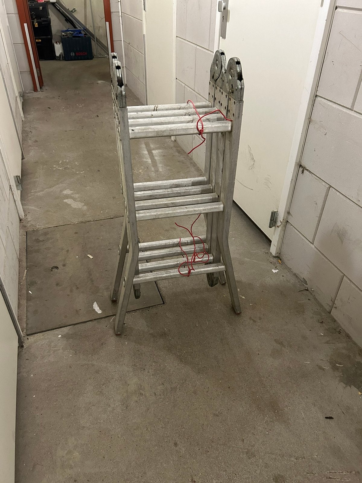 Ladder vouwlader. 4x1mtr, Ophalen, Gebruikt