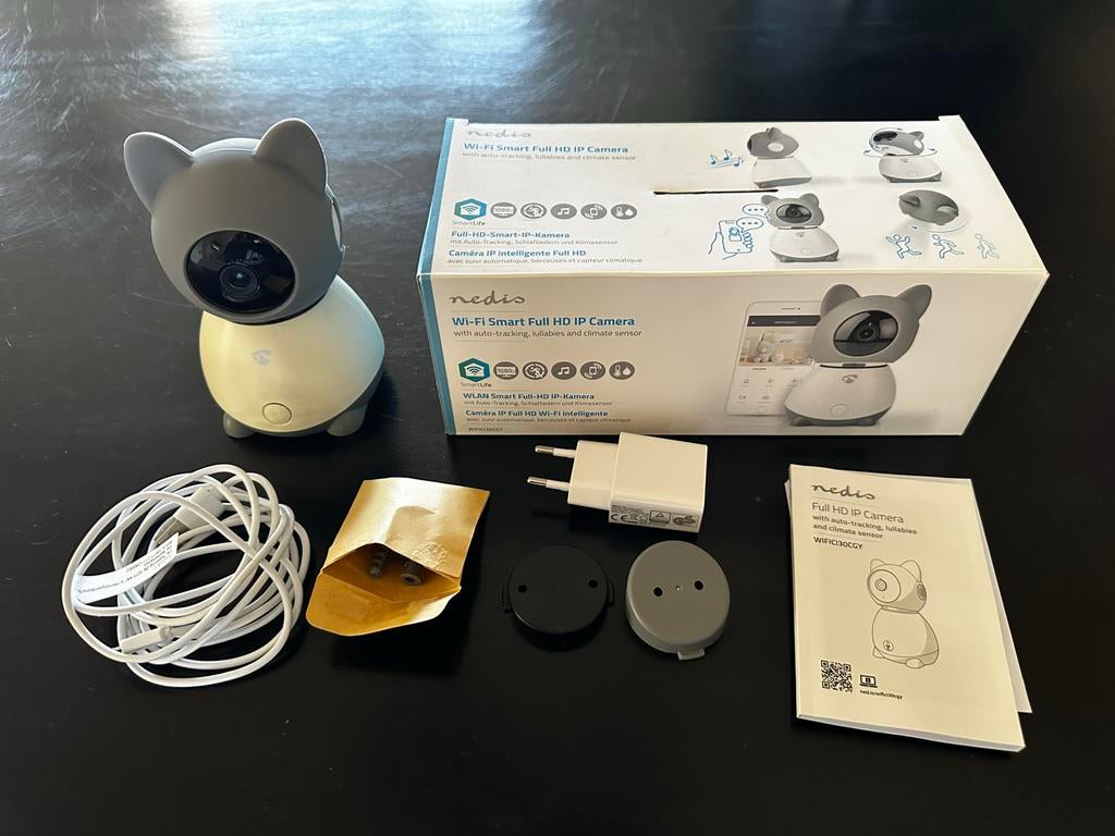 Smart wifi camera/babyfoon - Zo goed als nieuw, Kinderen en Baby's, Babyfoons, Ophalen of Verzenden, Zo goed als nieuw, Minder dan 100 meter