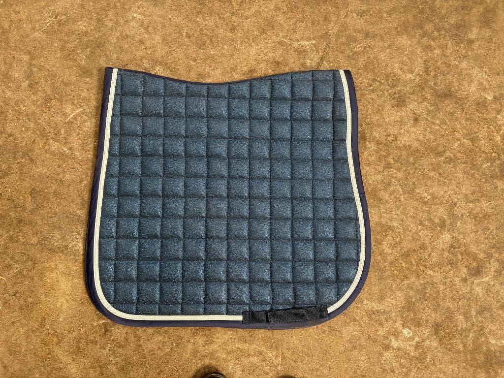 Marineblauw glitter dekje, Dieren en Toebehoren, Paarden en Pony's | Dekens en Dekjes, Full (L), Overige materialen, Ophalen of Verzenden