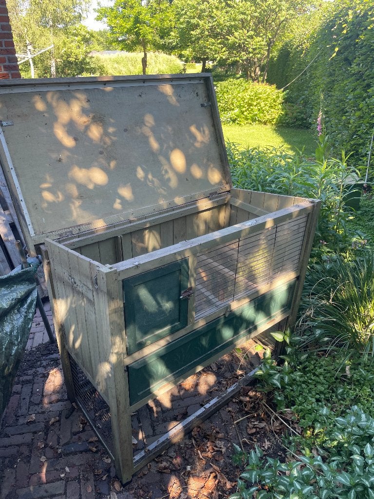 Dierenhok voor konijnen of kippen, Ophalen, 90 cm of meer, Konijn, Hok
