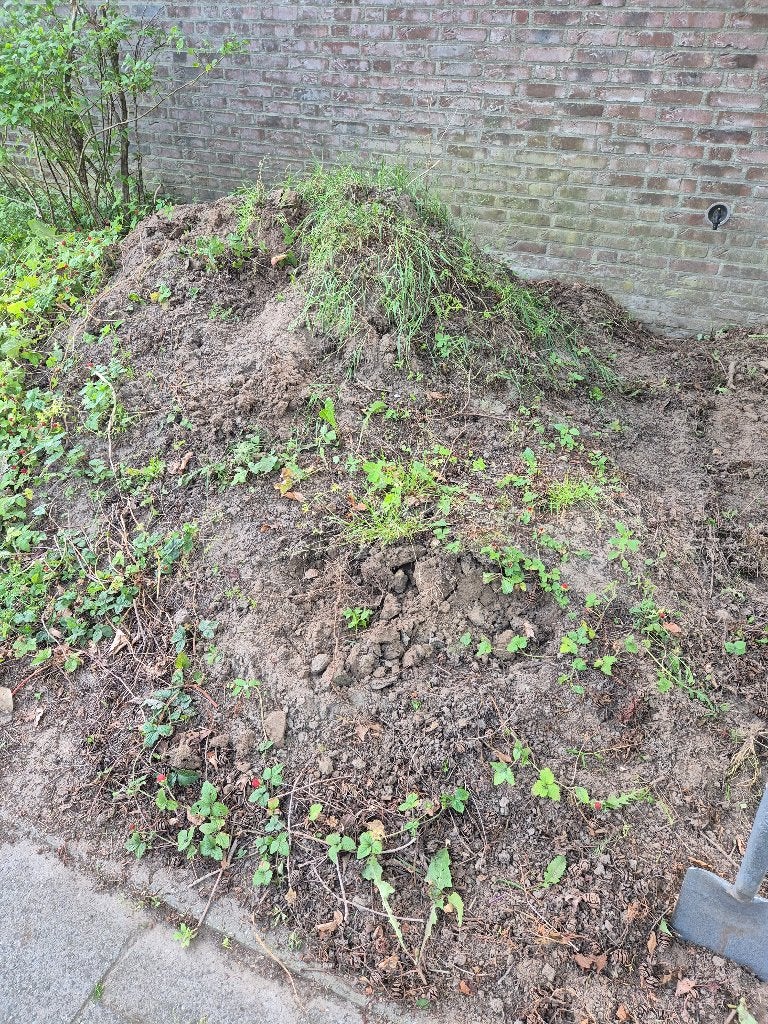 Zwart zand, Tuin en Terras, Ophalen, Gebruikt, Overige typen