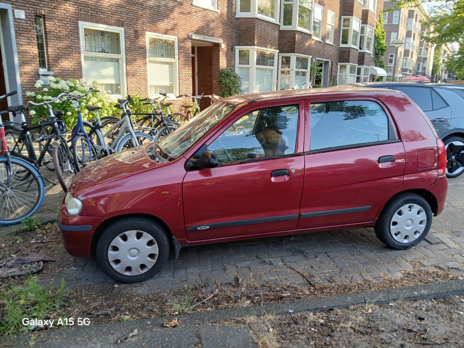 Suzuki Alto 1.1 2002 Rood, Auto's, Voorwielaandrijving, 750 kg, 4 cilinders, 4 stoelen