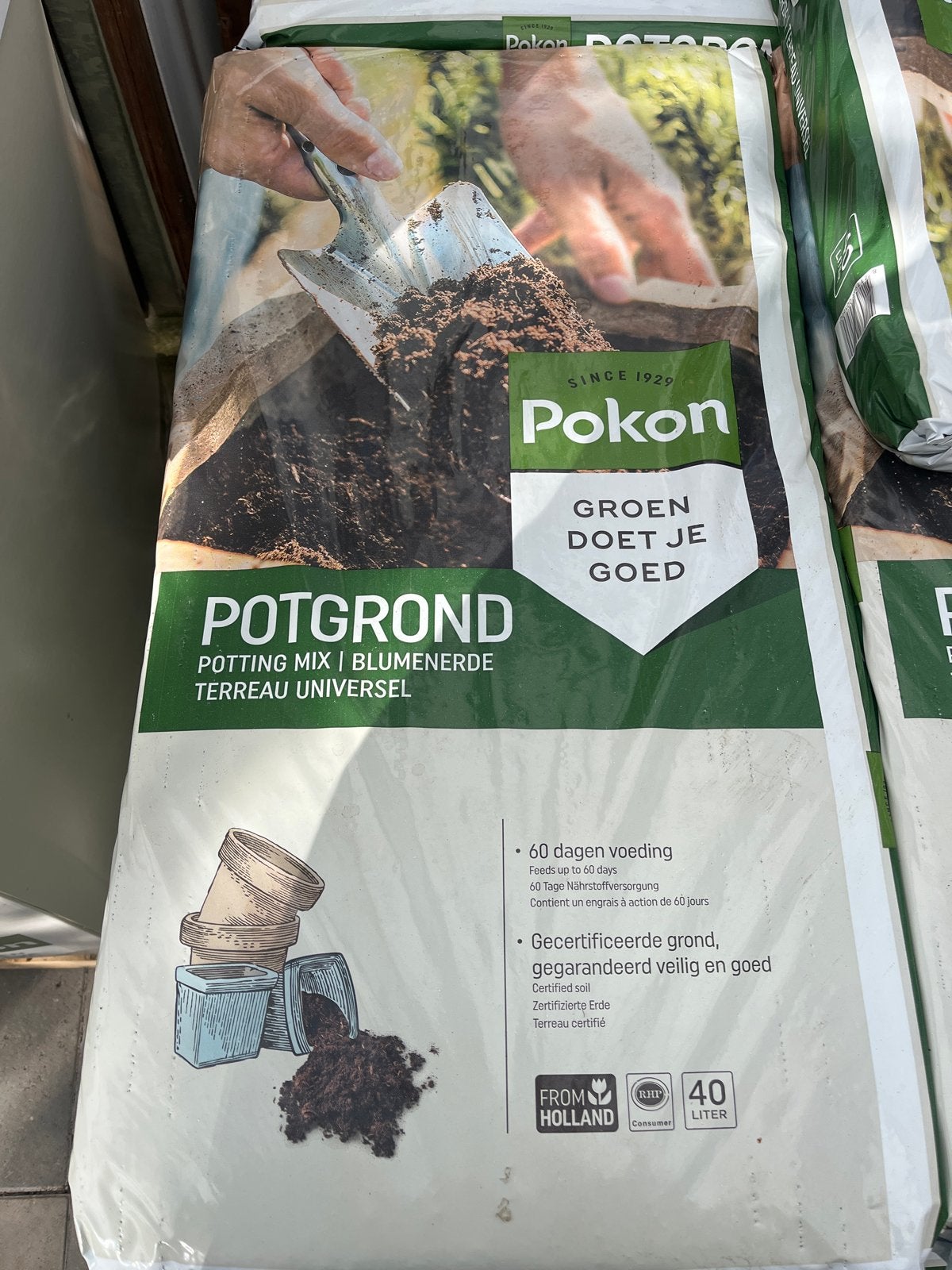 Pokon Universele Potgrond 40L voor gezonde planten, Tuin en Terras, Ophalen of Verzenden, Potgrond