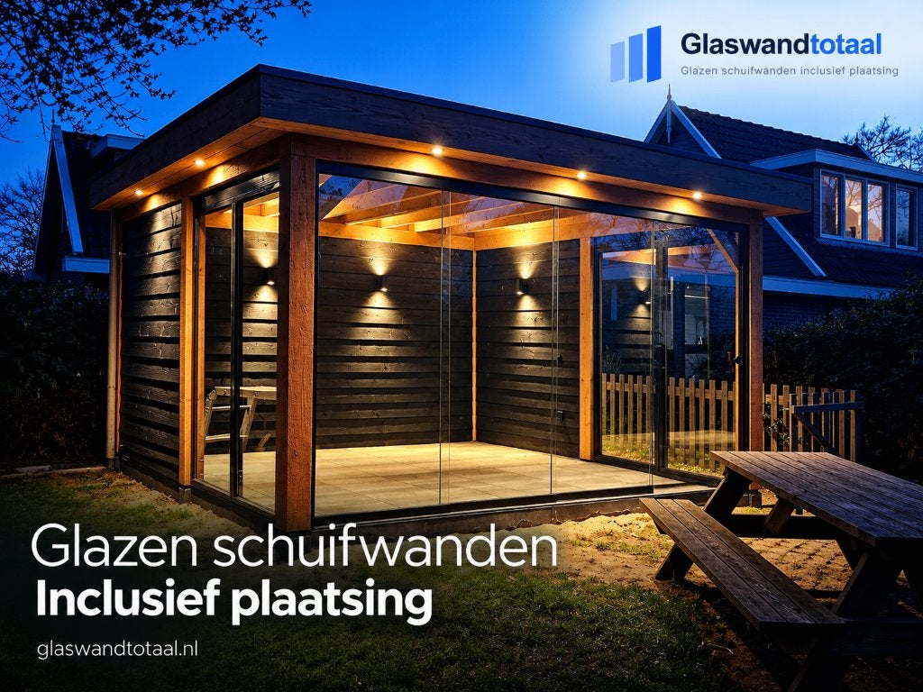 Glazen schuifwanden incl. plaatsing | Glaswandtotaal, Tuin en Terras, Ophalen, Nieuw, Overige typen