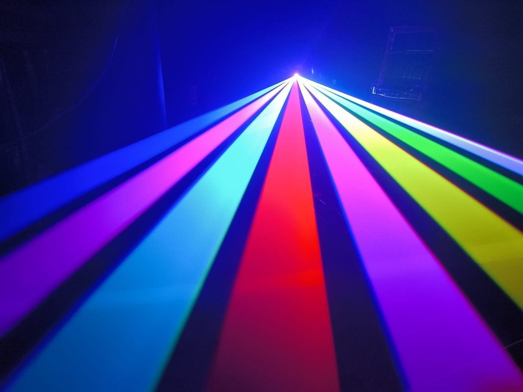 Nieuwe First Class 16W Fullcolor Laser 50kpps, Ilda, Muziek en Instrumenten, Ophalen of Verzenden, Nieuw, Laser, Geluidgestuurd
