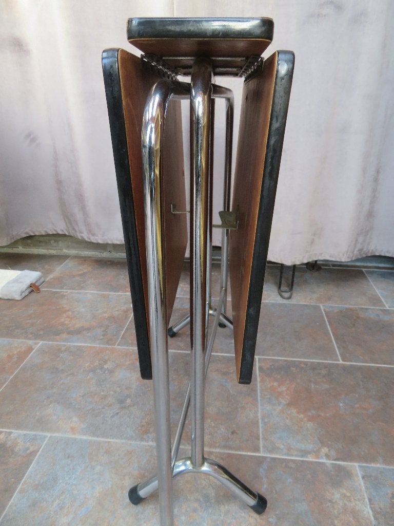 VINTAGE RETRO TAFEL 100X60 cm. INKLAPBAAR jaren 50/60, Ophalen, Huis en Inrichting