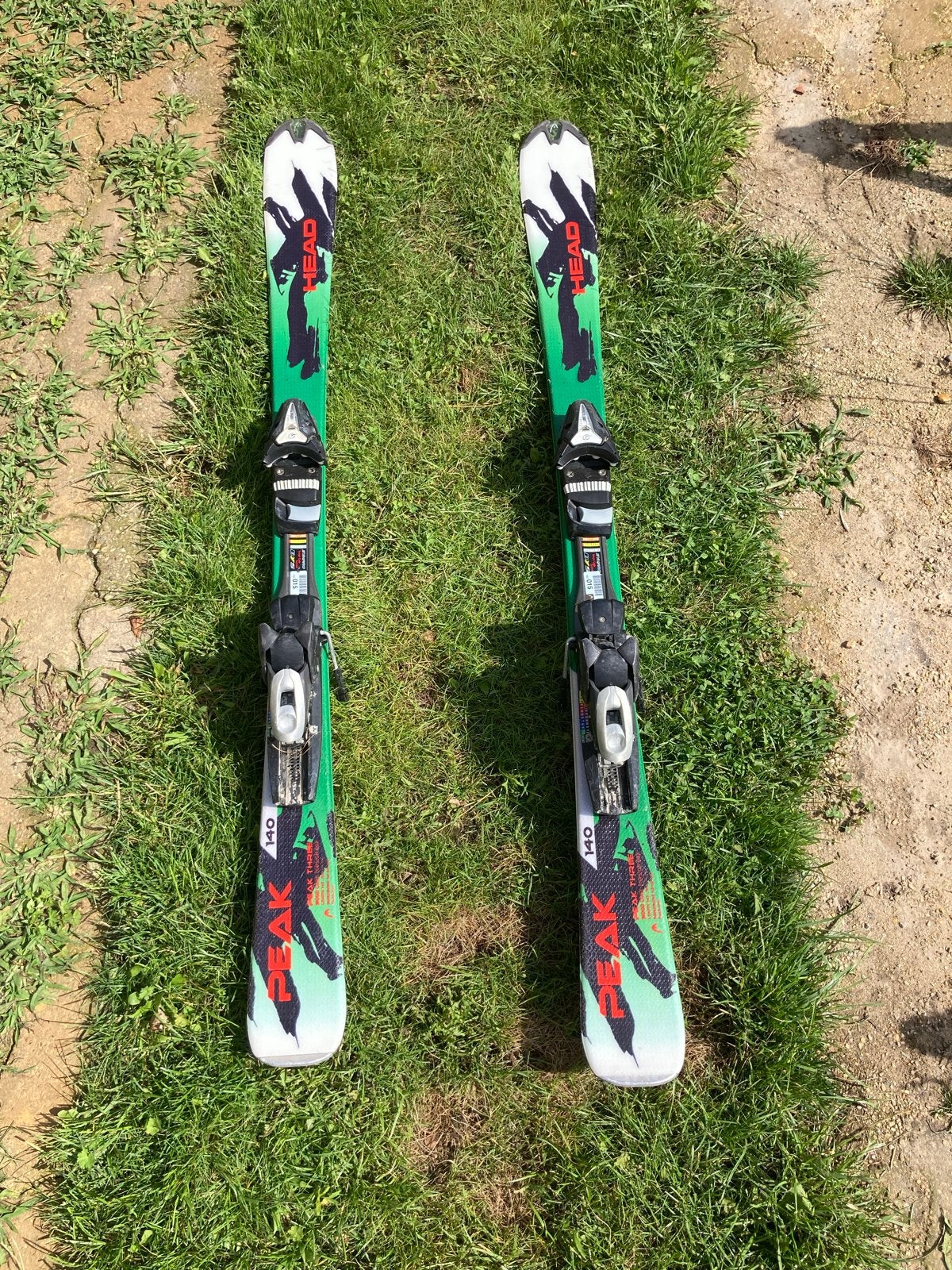 Head Peak Three Ski's 140 cm met bindingen, 140 tot 160 cm, Gebruikt, Ophalen of Verzenden, Skiën