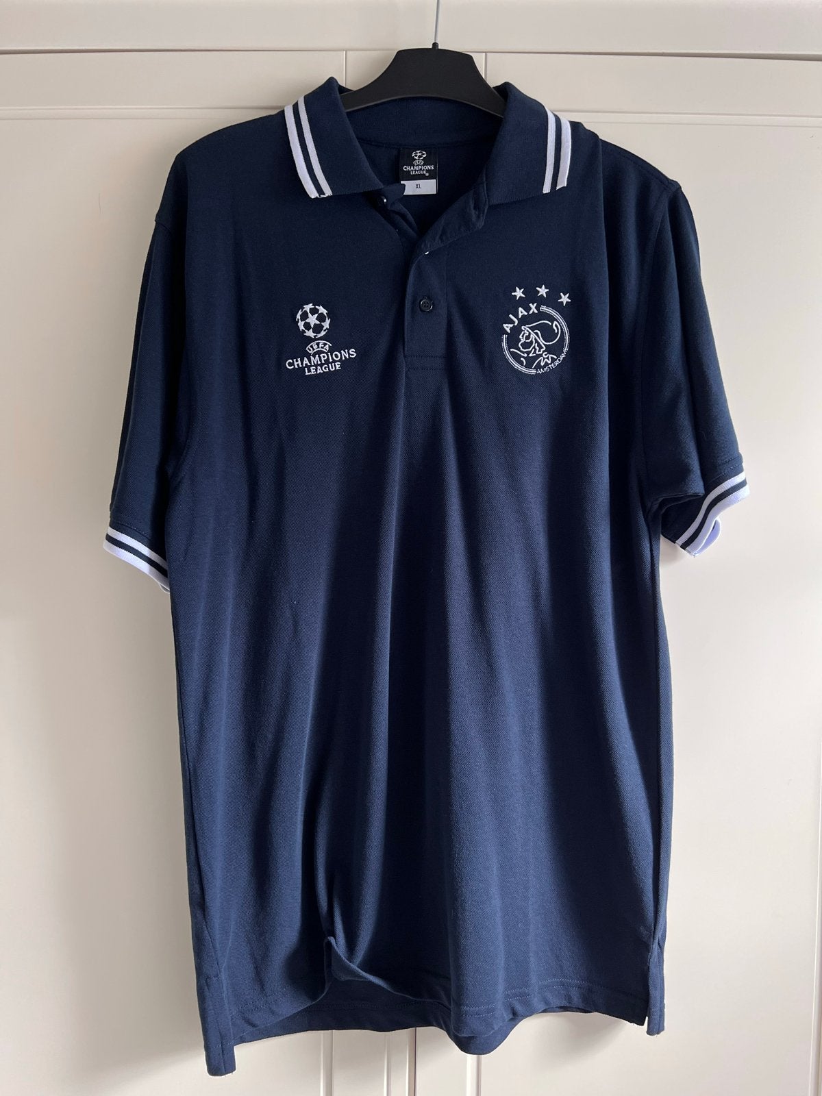 Ajax Champions League Polo - Maat XL, Ophalen of Verzenden, Nieuw, Maat 56/58 (XL), Blauw