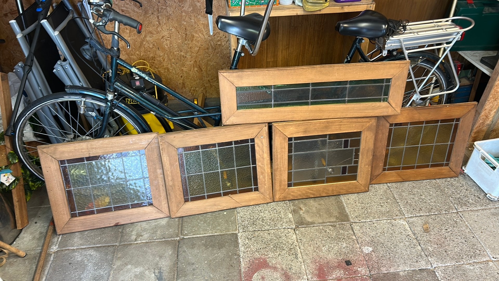 Glas in lood raampjes, Ophalen, Zo goed als nieuw, Glasplaat, Minder dan 80 cm