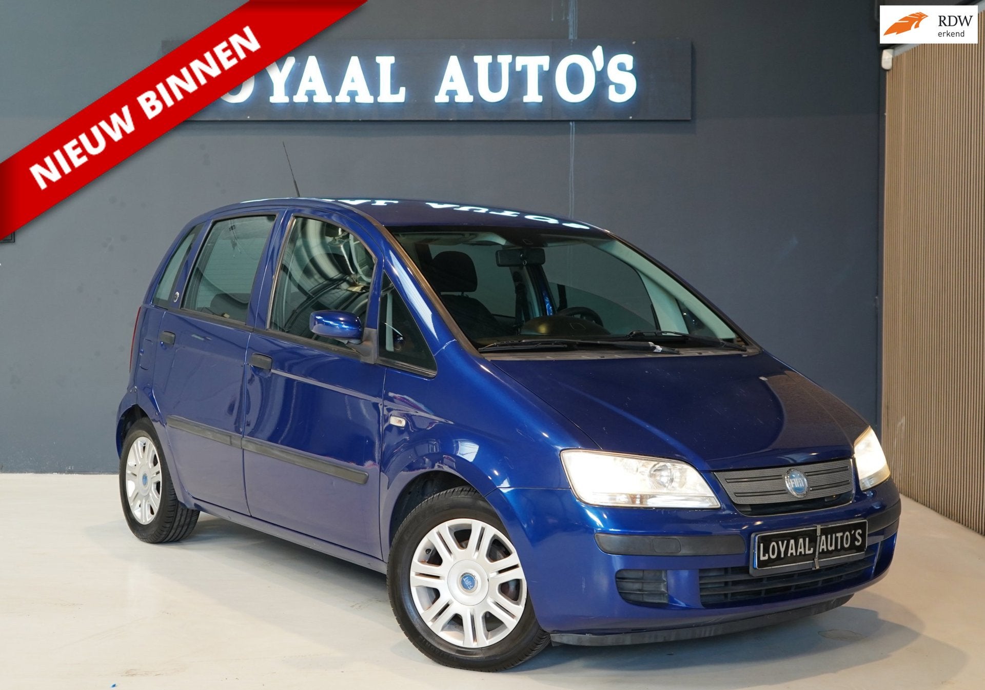 Fiat Idea 1.4-8V Actual Plus | AIRCO | ELEK.RAMEN | APK., Voorwielaandrijving, Gebruikt, Idea, 4 cilinders