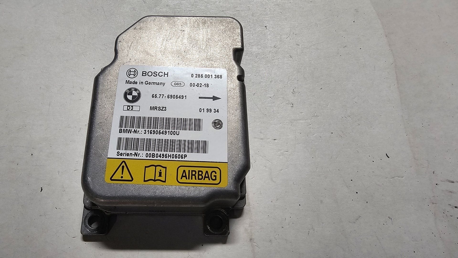 Airbag module BMW 3 serie E46 alle modellen 65776905491 6905, Gebruikt, -, Ophalen of Verzenden, -