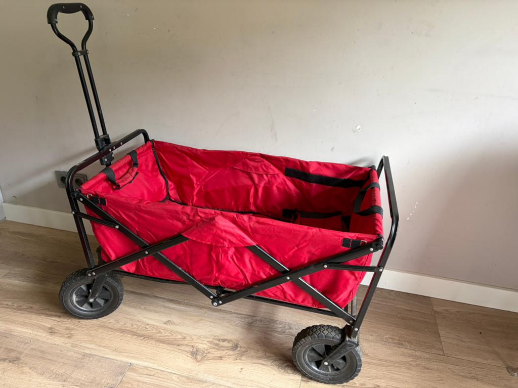 Opvouwbare bolderkar, Ophalen, Zo goed als nieuw