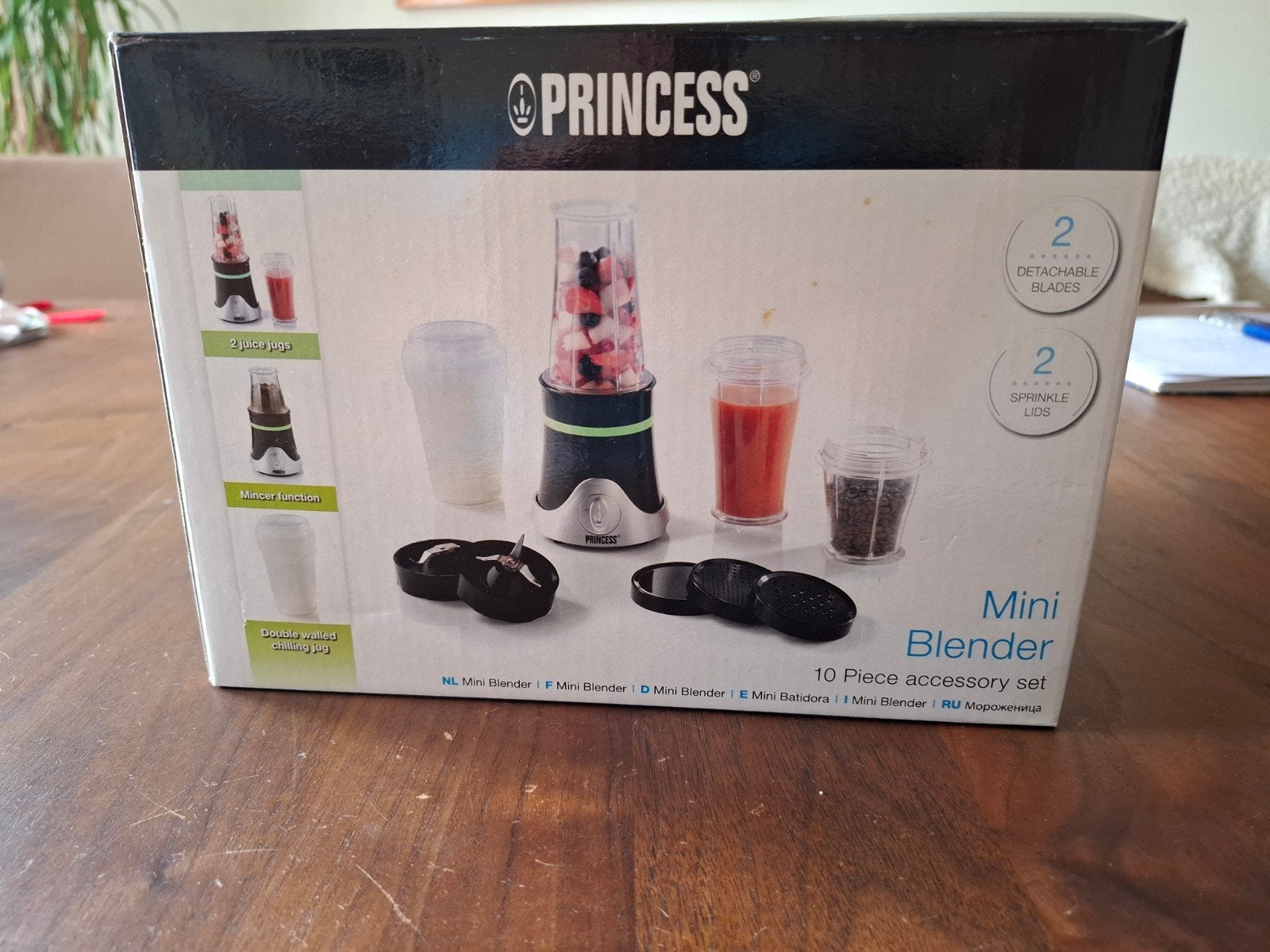 Princess Mini Blender - Nieuw in doos, Ophalen of Verzenden, Nieuw, Blender
