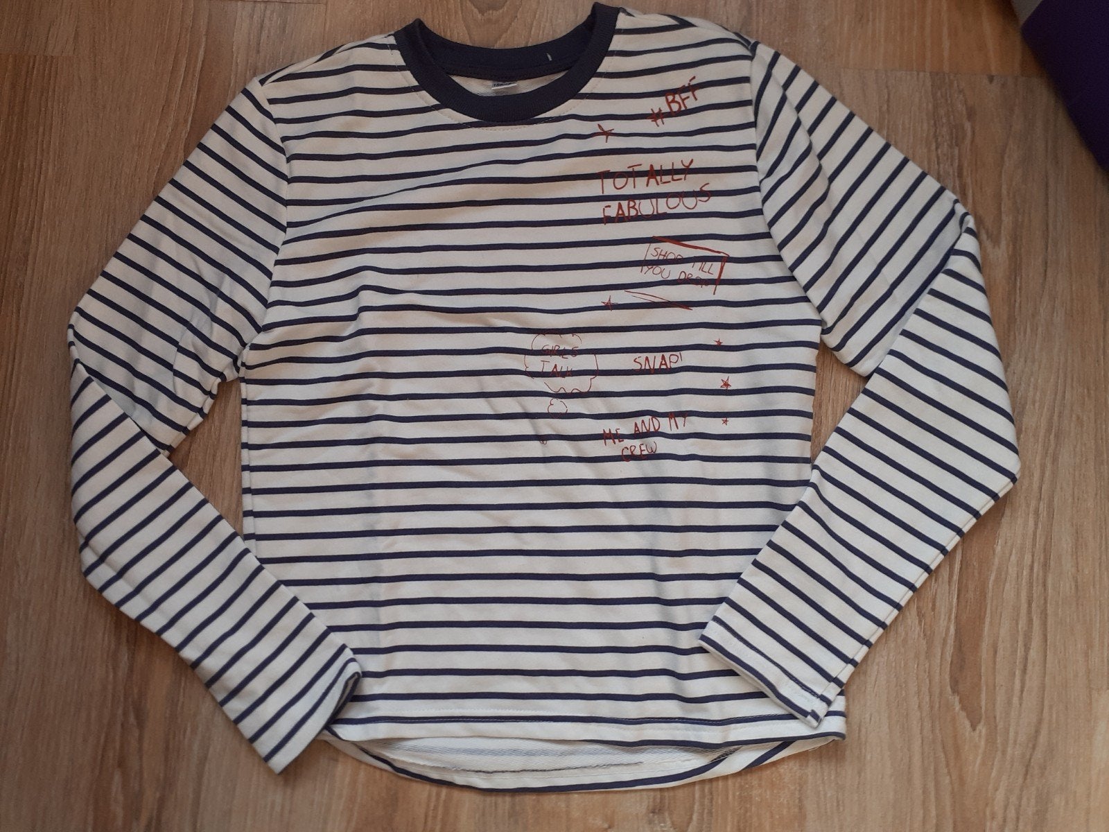 nieuwe gestreepte trui maat 158, Meisje, Trui of Vest, Nieuw, Ophalen of Verzenden