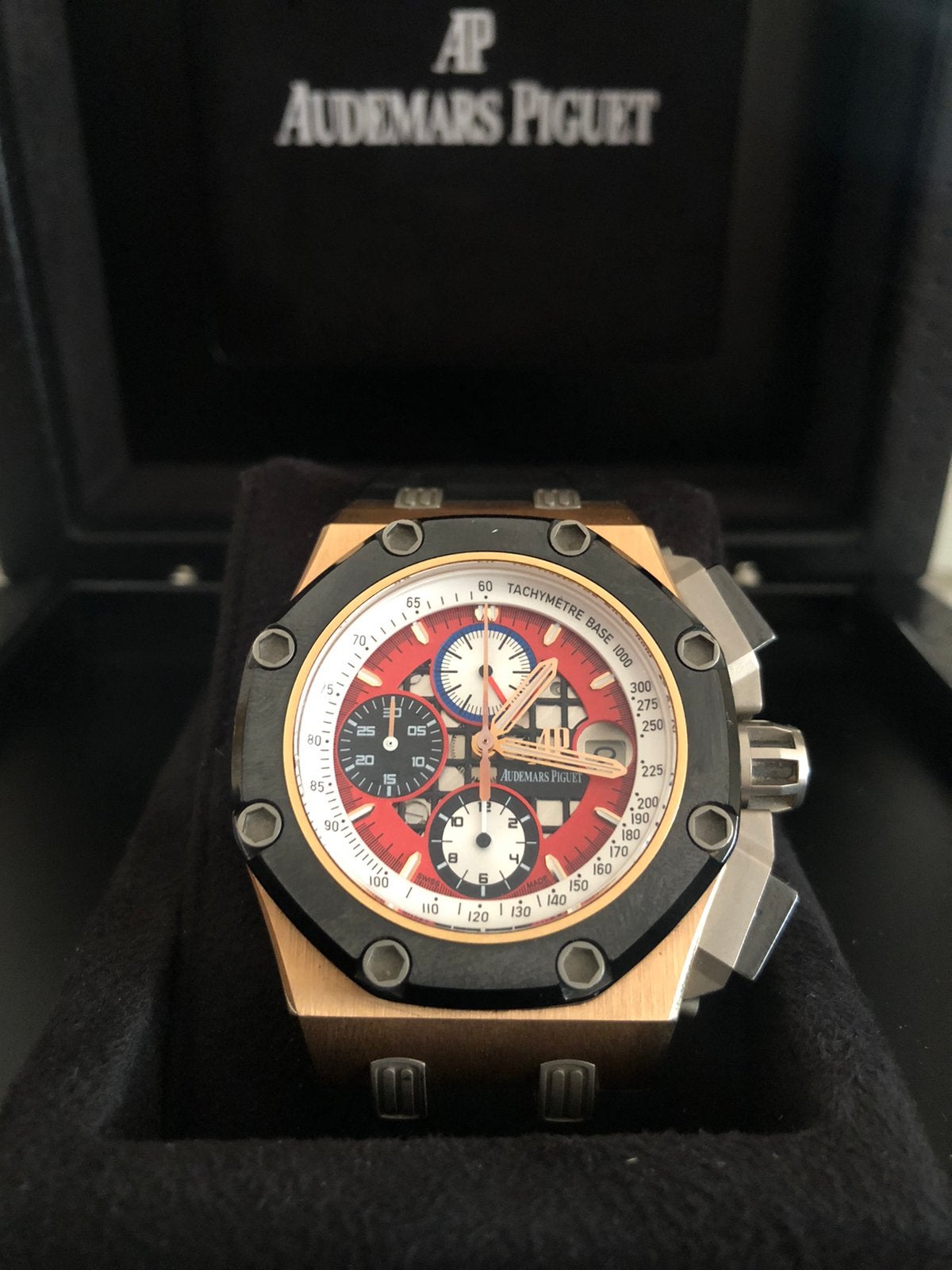 Audemars Piguet Royal OAK Offshore Rubens Barrichello III, Ophalen, Zo goed als nieuw, Overige merken