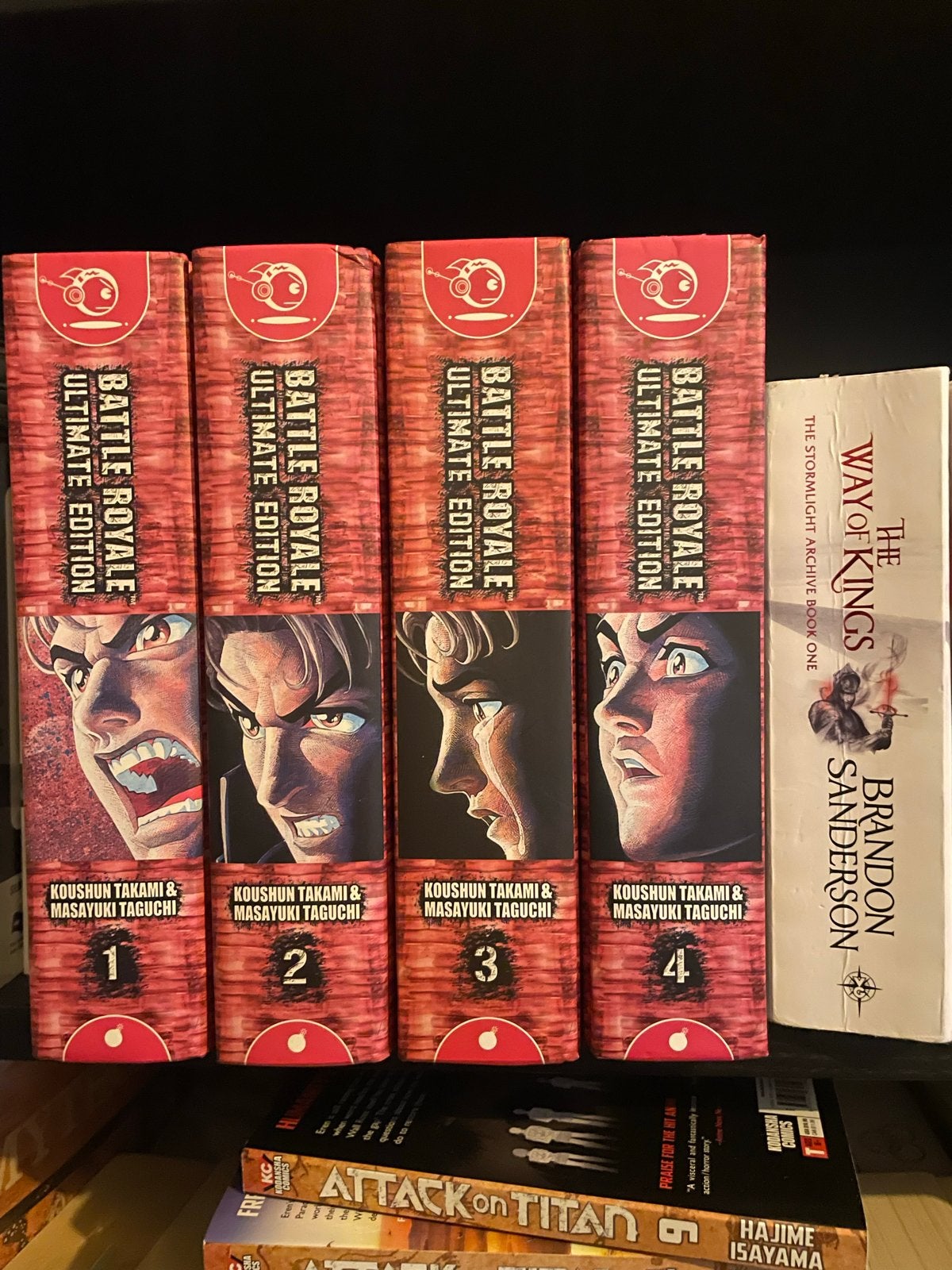 Battle Royale Ultimate Edition Manga Complete Set (1-4), Boeken, Complete serie of reeks, Ophalen of Verzenden, Zo goed als nieuw