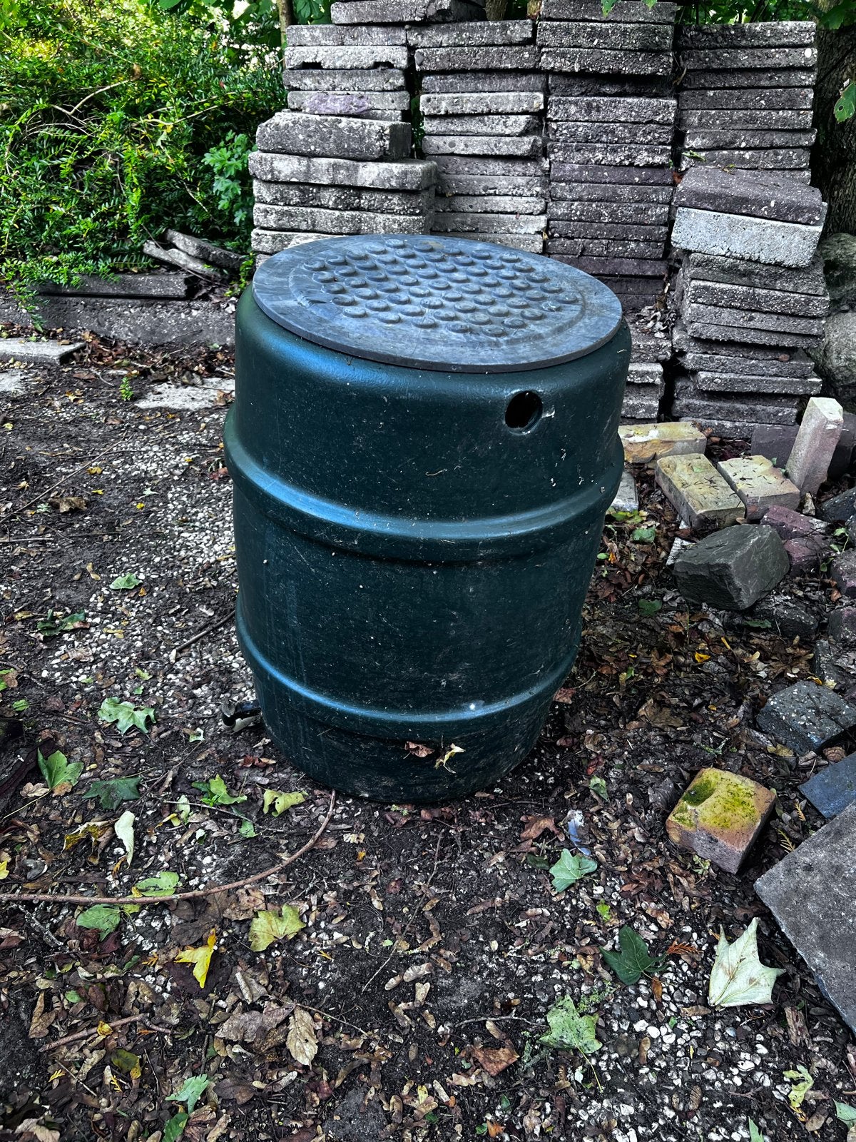 Waterton regenton met deksel, Tuin en Terras, 150 liter of meer, Ophalen, Gebruikt, Kunststof