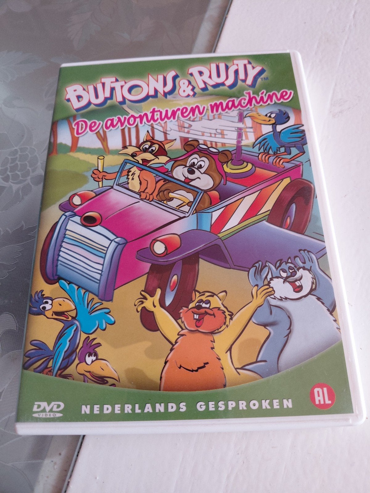 Buttons & Rusty - De Avonturenmachine dvd, Europees, Tekenfilm, Alle leeftijden, Ophalen of Verzenden