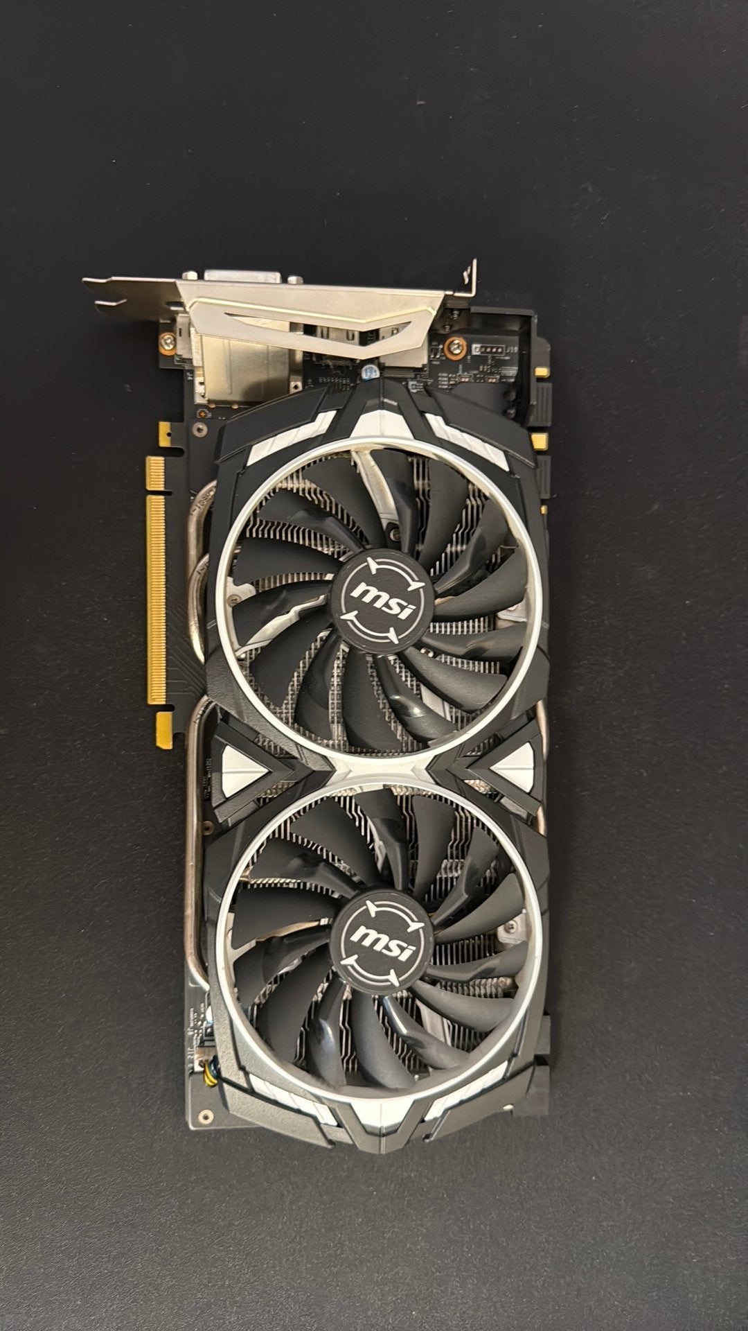 MSI GeForce GTX 1080 ARMOR 8GB OC, Computers en Software, Videokaarten, PCI-Express 3, Gebruikt, Ophalen of Verzenden, GDDR5