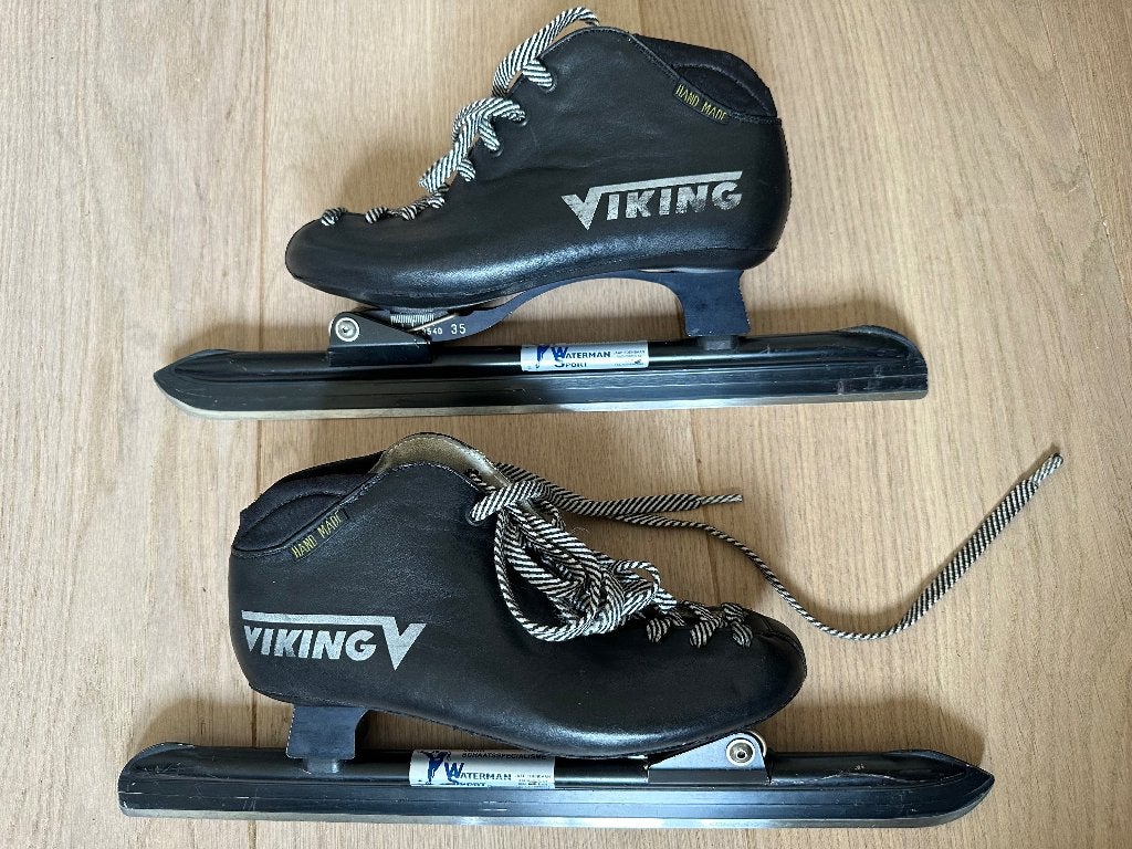 Viking mid marathon klapschaatsen maat 35 met accessoires, Ophalen of Verzenden, Zo goed als nieuw, Noren, Viking