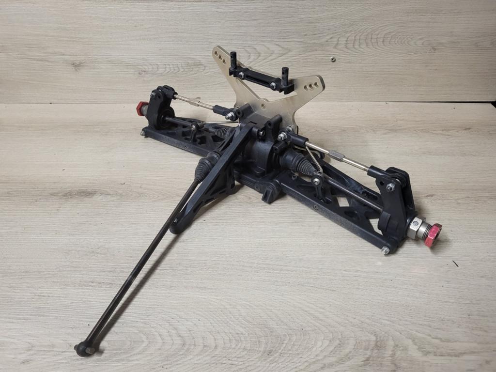 Losi 5ive T complete achter diff, Benzine, Ophalen of Verzenden, Zo goed als nieuw, Onderdeel