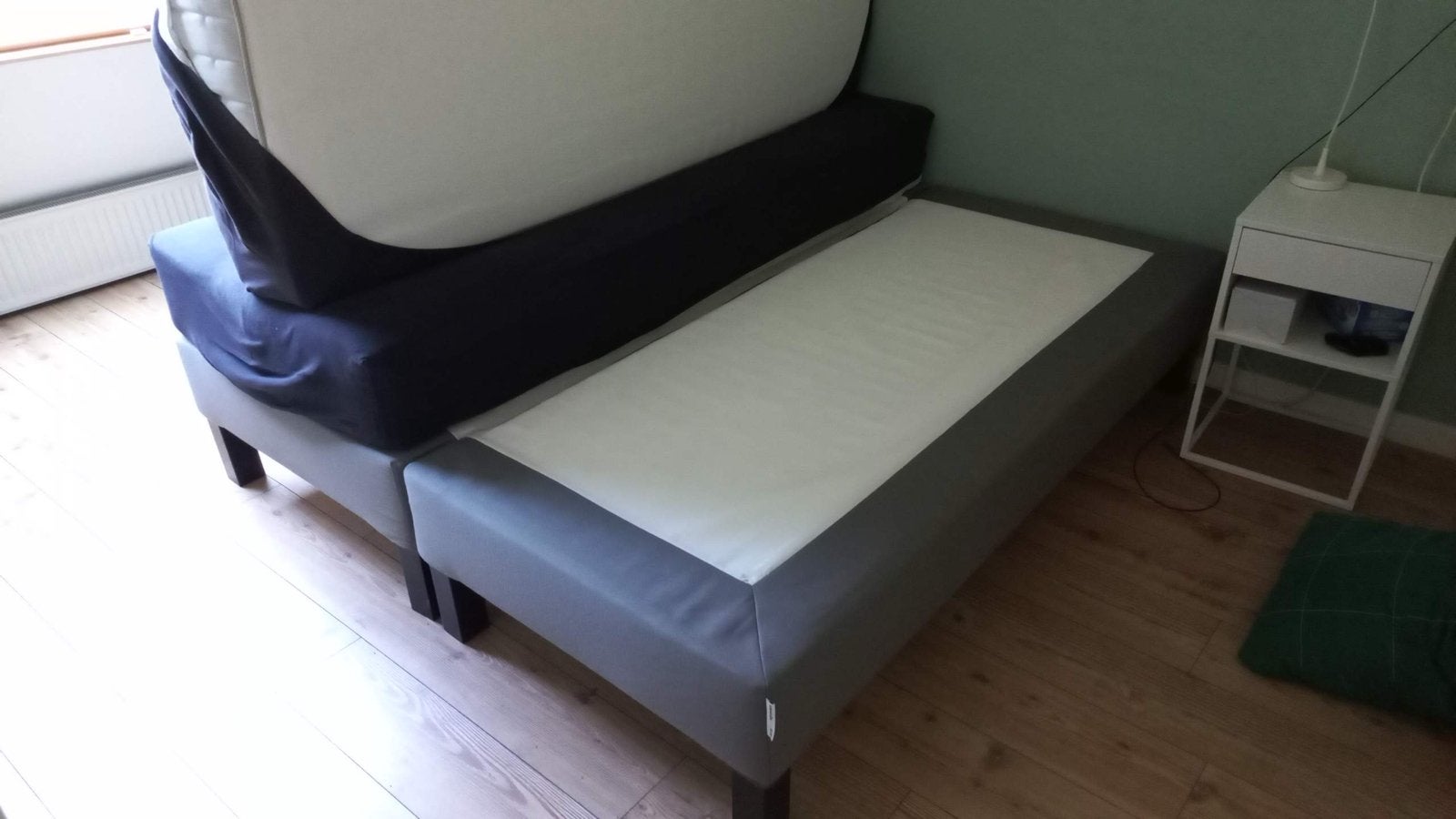 (Nieuw, ongebruikt) IKEA Espevär bedbodems+binnenvering+hoes, Ophalen, Hoog bed, 180 cm, 200 cm