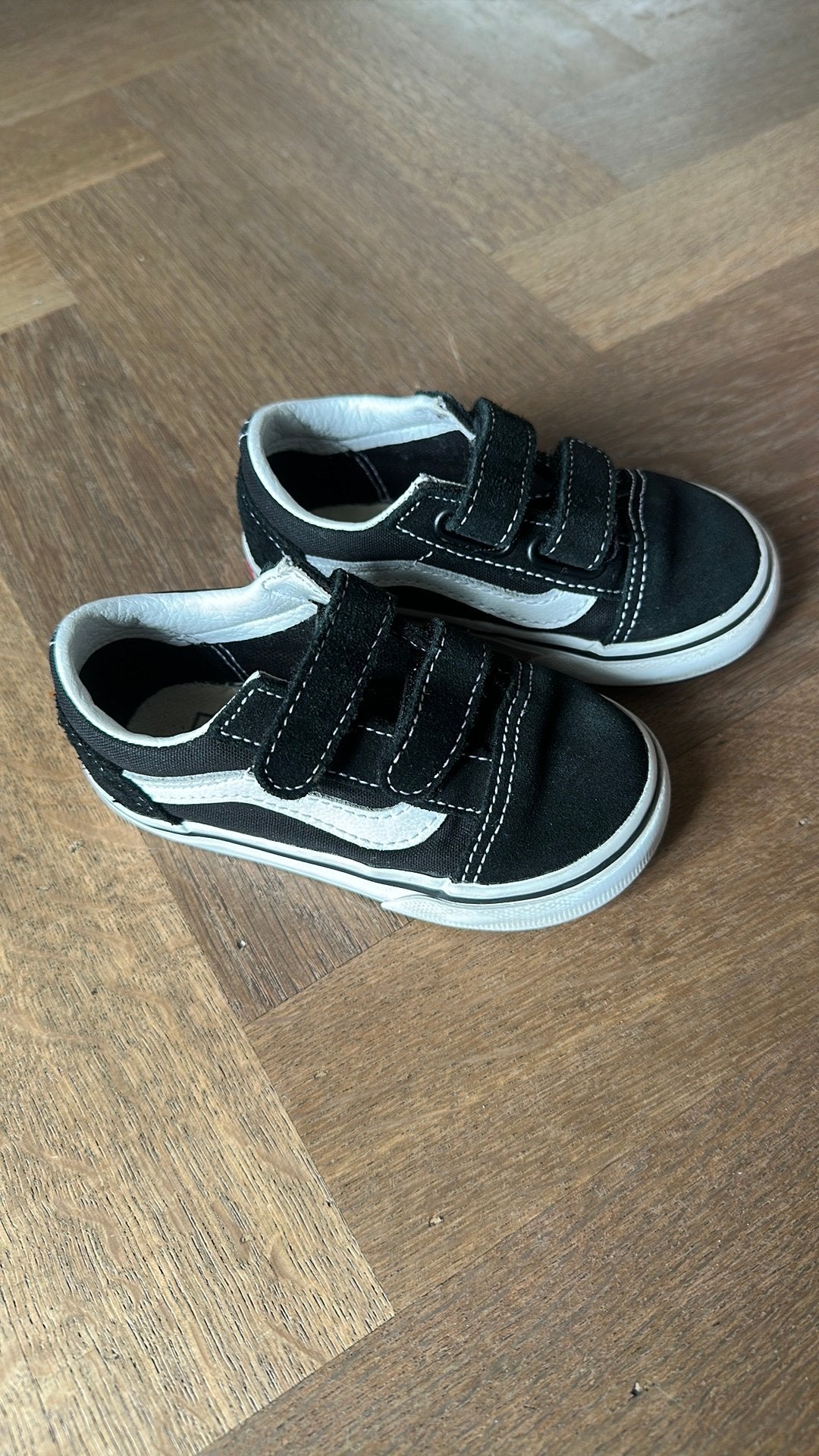 Vans zwart laag maat 22 kind, Kinderen en Baby's, Ophalen of Verzenden, Zo goed als nieuw, Jongen of Meisje, Schoenen