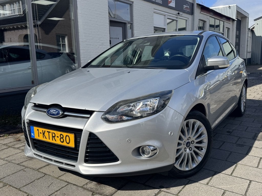 Ford Focus 1.6 EcoBoost. Titanium 150PK (bj 2013), Stof, Gebruikt, Zwart, 4 cilinders