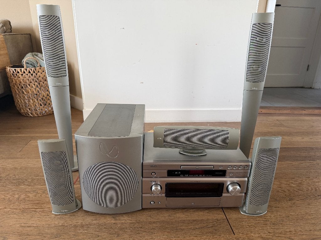 Infinity Oreus 5.1 + Denon AVR-3805, Overige merken, 70 watt of meer, Ophalen of Verzenden, Zo goed als nieuw