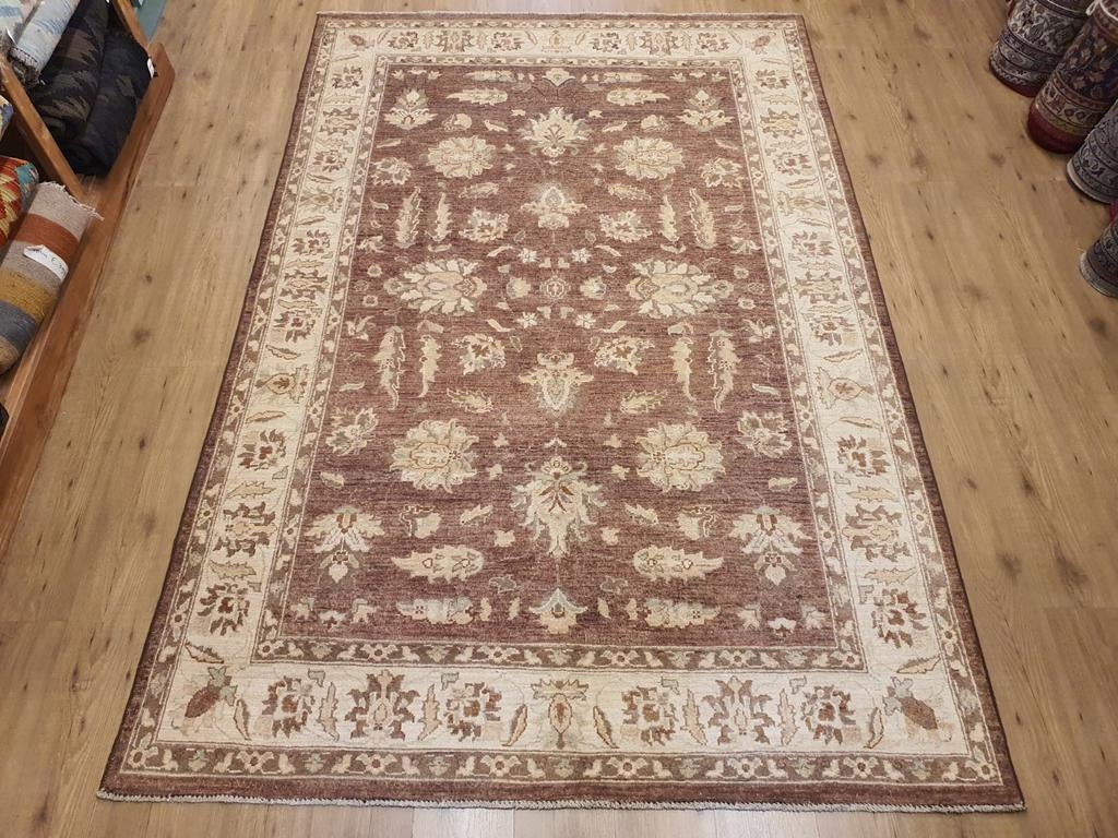 Nieuw handgeknoopt oosters tapijt ziegler 266x178, Info@SlatsAntiek.nl, Bruin, Perzisch, 150 tot 200 cm