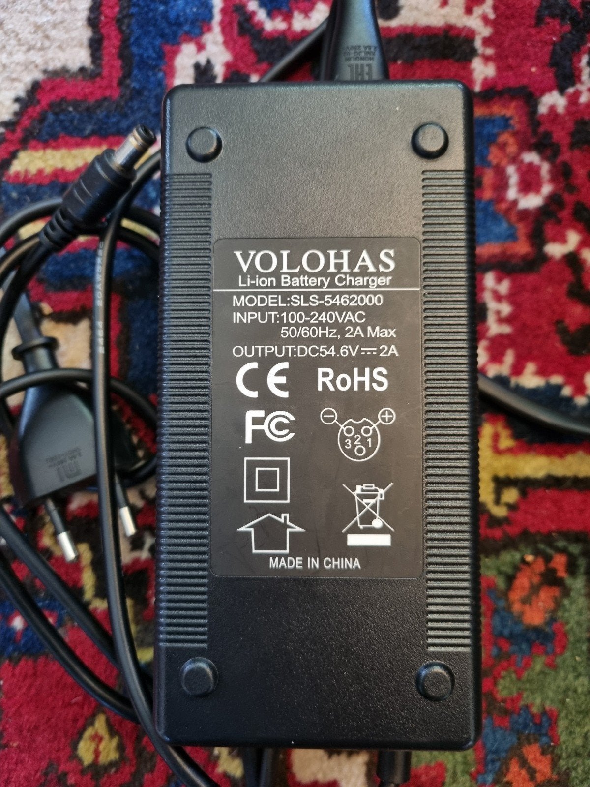 48V E-bike Acculader 54,6V 2A oplader, Verzenden, Zo goed als nieuw