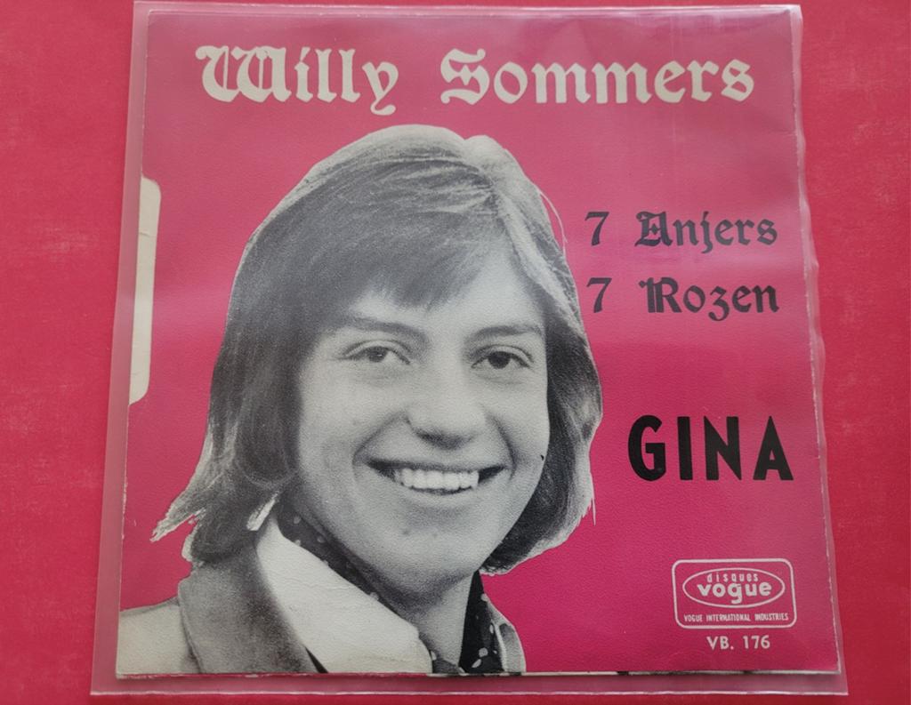 Willy Sommers - Gina - Zeven anjers zeven rozen., Ophalen, Zo goed als nieuw, Overige formaten, Levenslied of Smartlap