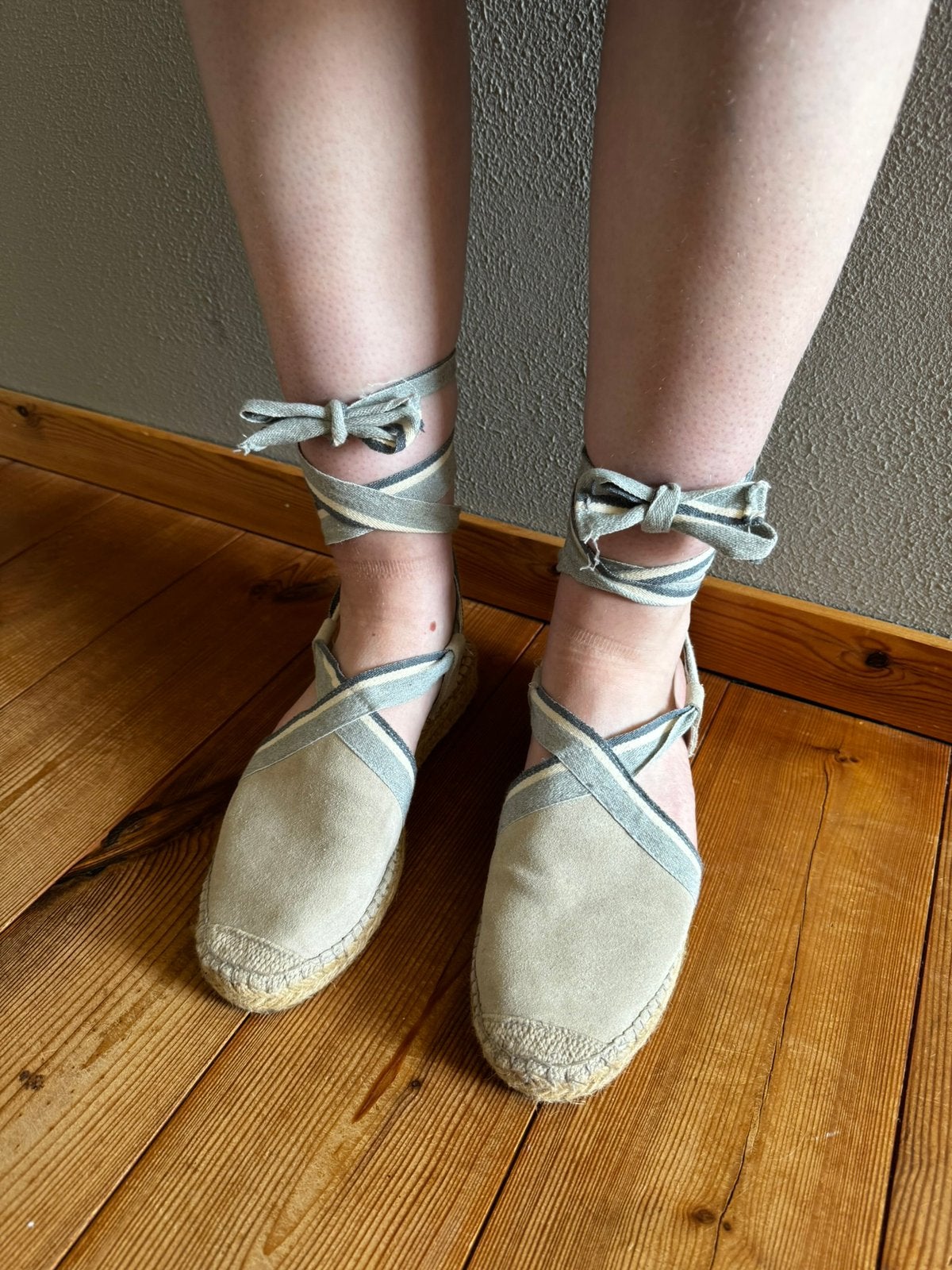 Fres de La Bretoniere espadrilles maat 38 zomer, Beige, Ophalen of Verzenden, Zo goed als nieuw, Espadrilles of Moccasins