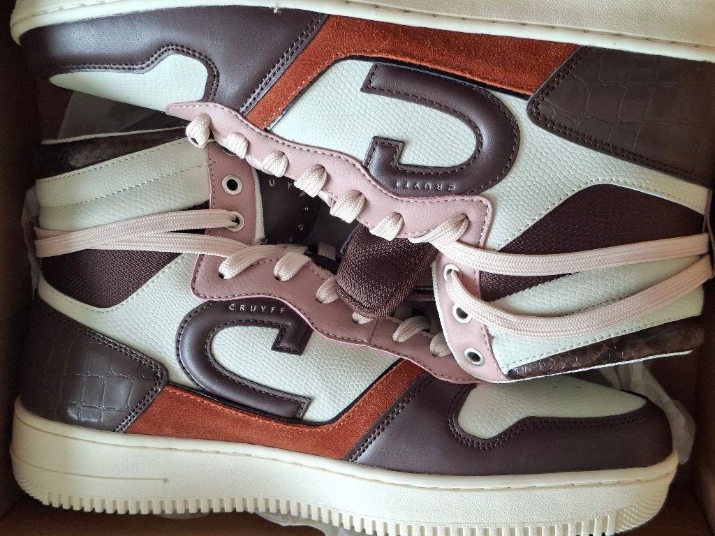 Leren schoenen Cruyff maat 41 NOOIT gedragen, Overige kleuren, Cruyff, Nieuw, Ophalen of Verzenden