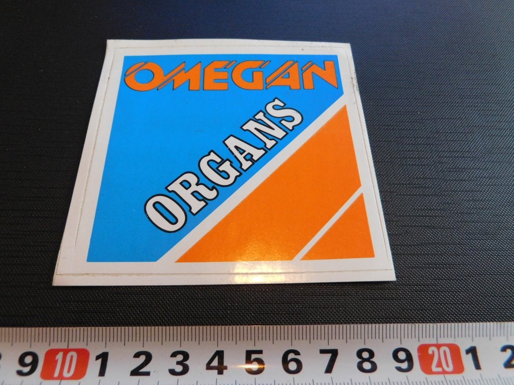 sticker Omegan Organs, Ophalen, Zo goed als nieuw