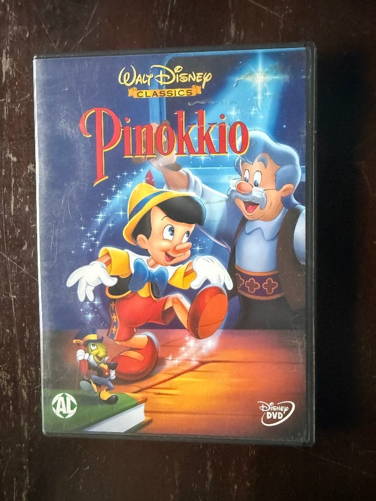 Walt Disney Pinokkio DVD, Europees, Tekenfilm, Alle leeftijden, Nederlands