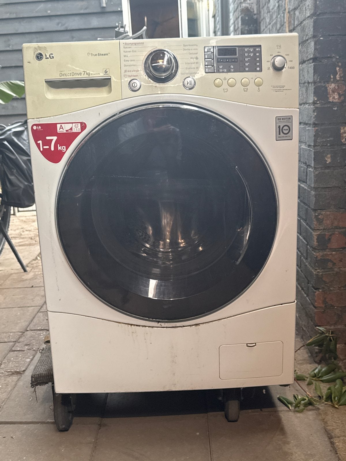 LG DirectDrive 70KG - direct ophalen ieder bod is oke, Ophalen, Zo goed als nieuw, Voorlader, 85 tot 90 cm