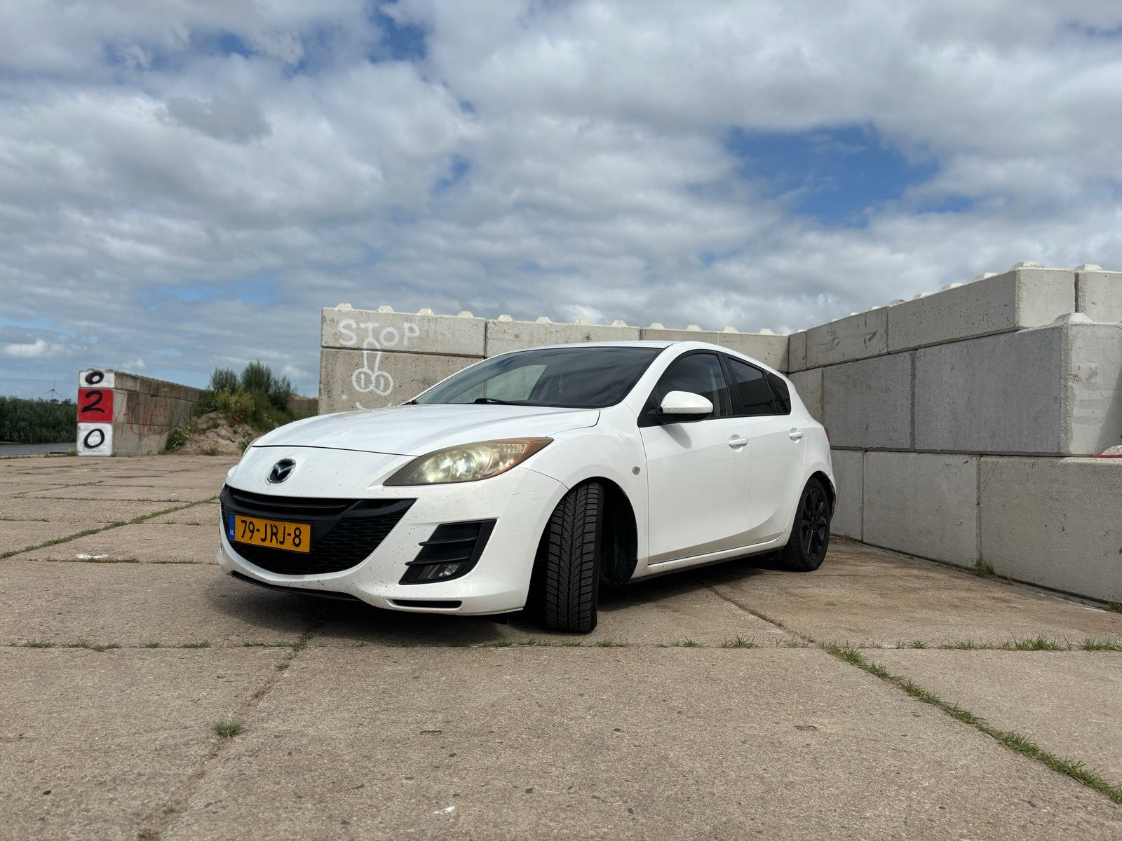 Mazda 3 1.6 Sport 2009 Wit, Auto's, Mazda, Particulier, Achteruitrijcamera, Benzine, B, Hatchback, Handgeschakeld, Origineel Nederlands