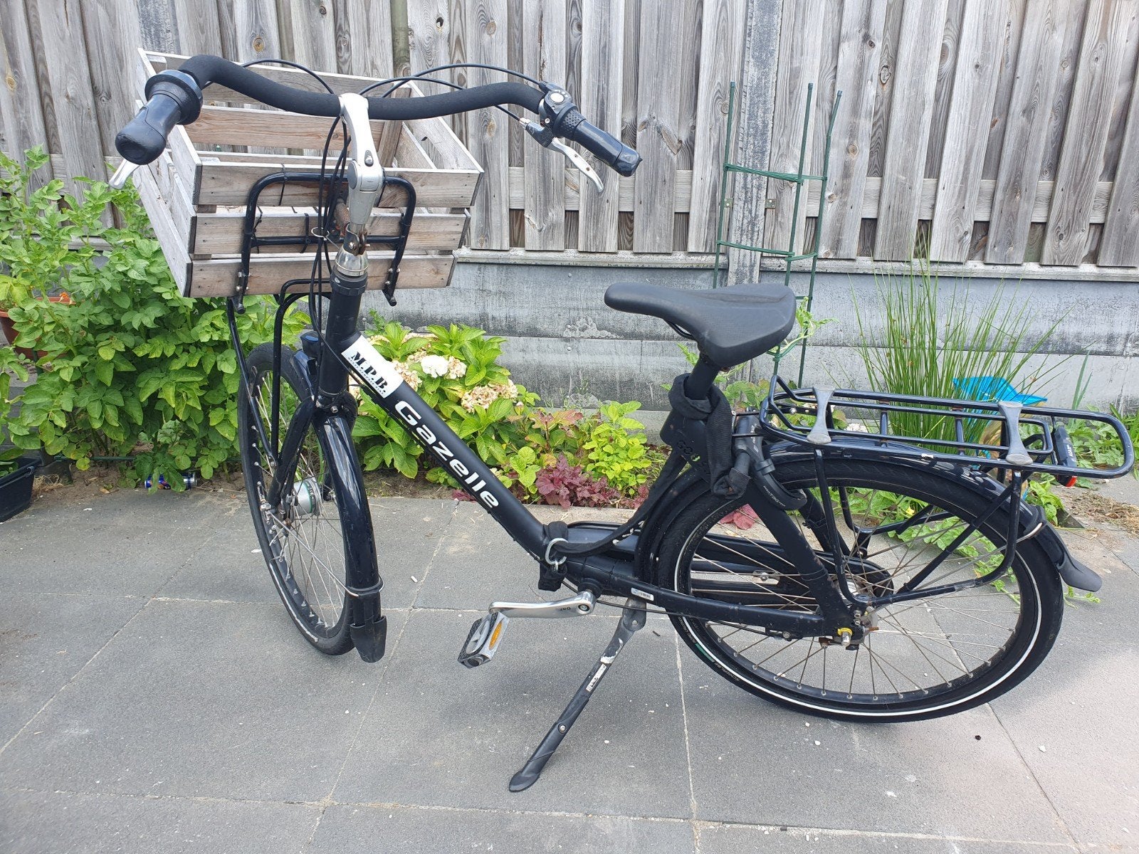 Gazelle MPB Damesfiets - Zwart, Gebruikt, Ophalen, Terugtraprem, Gebruikt, 50 tot 53 cm