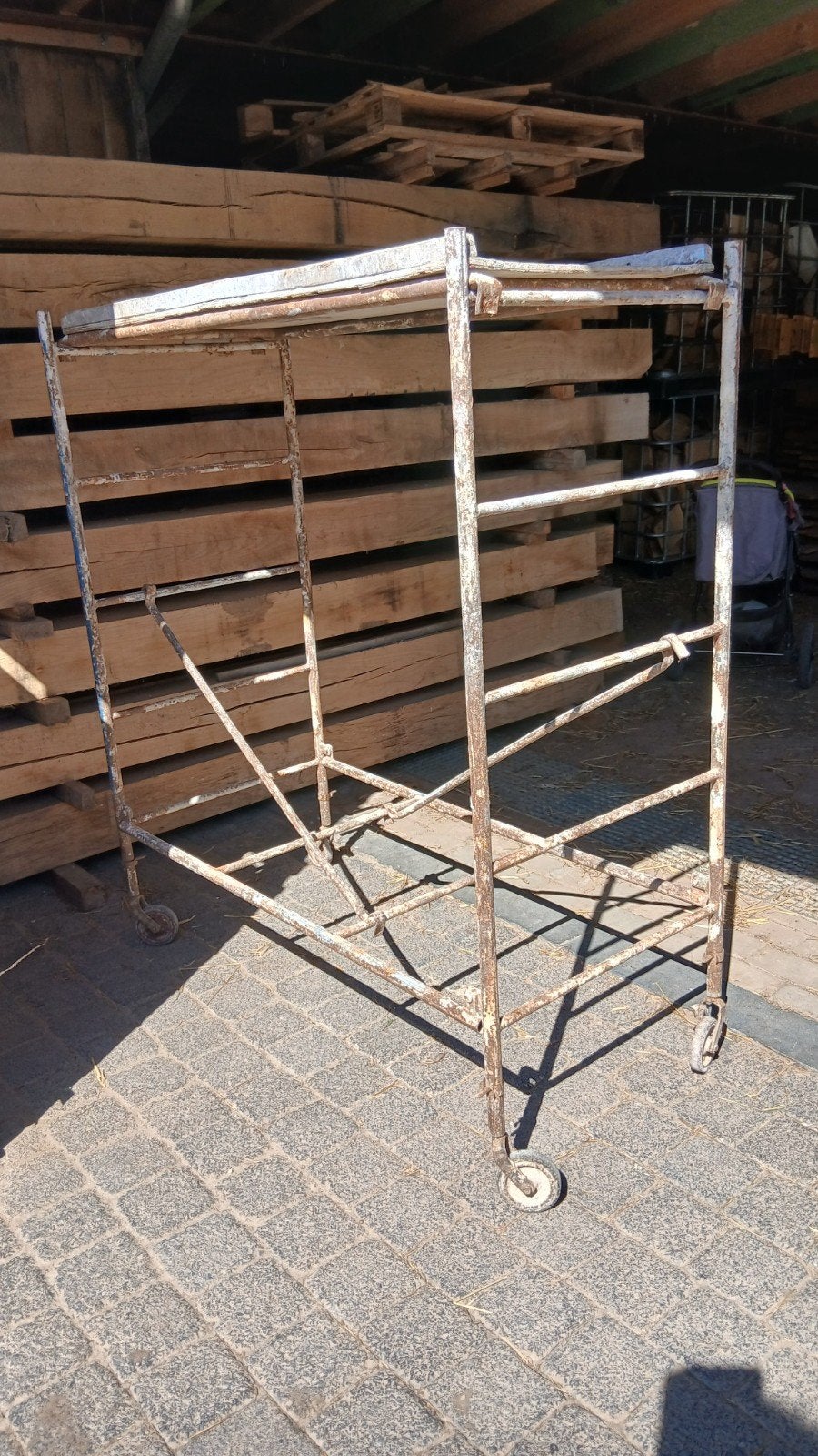 Steiger rolsteiger, Ophalen, Rolsteiger of Kamersteiger, 5 meter of hoger