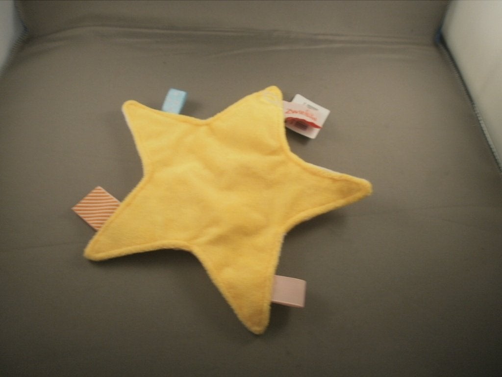 zwitsal knisper ster doekje geel/wit noppen velours labels, Overige merken, Met geluid, Nieuw, Ophalen of Verzenden