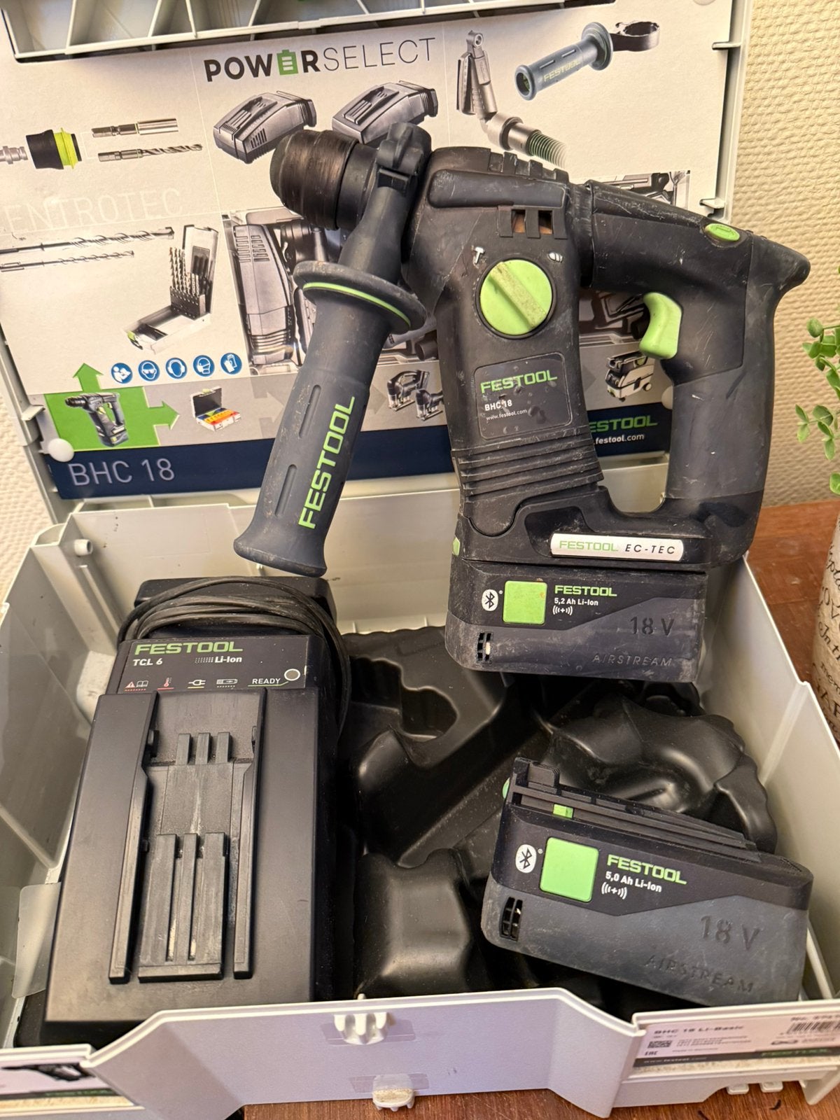 Te koop festool BHC 18 set, Ophalen of Verzenden, Gebruikt, Boor- en Schroefmachine