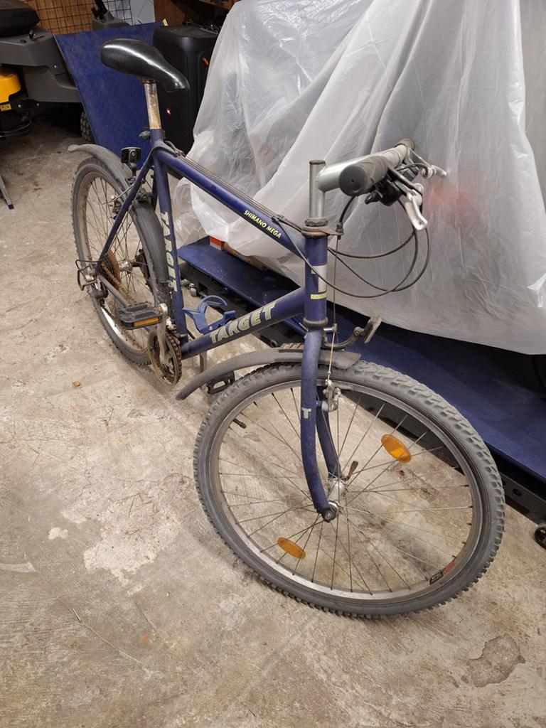 Mountainbike, Fietsen en Brommers, Fietsen | Heren | Sportfietsen en Toerfietsen, Gebruikt, 26 inch, Velgrem, 15 tot 20 versnellingen