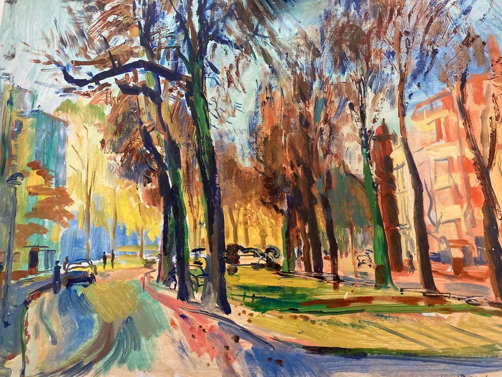 Koppermaandagprent 2011 'De Ubbo Emmiussingel te Griningen', Antiek en Kunst, Kunst | Litho's en Zeefdrukken, Ophalen, Landschappen